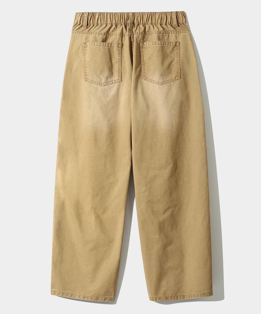 Dimiteulibeullaeg Essential Fade Wash Усталые брюки_Бежевый