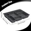 Drawer Organizer Tray 6 Compartments Holder Space Saving Storage Box Separator for Kitchen Home