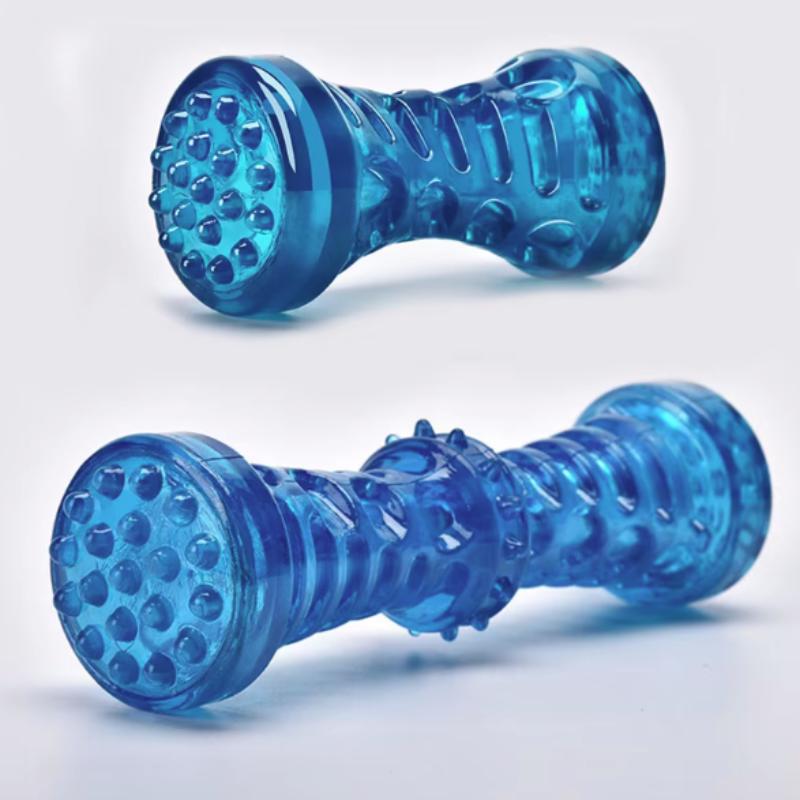 Устойчивая к укусам игрушка для домашних животных Зубная щетка Прочная игрушка для собак Интерактивная игра для щенков Игрушка для собак Резиновая кость для щенков Жевательная игрушка для собак