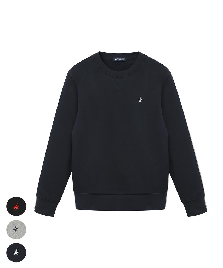 BHPOLOCLUB Men'S Semi-Oversized Cotton Sweatshirt 3 Colors A240101Shm01