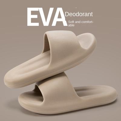 Новые модные женские тапочки, летние, плоские, легкие, из ЭВА, домашние, для ванной, удобные, массажные, для пар, для дома, для душа