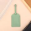 1 шт. Портативная бирка для багажа из искусственной кожи, идентификационная этикетка для чемодана, багажная доска, имя бирки, адрес, держатель для проездного паспорта