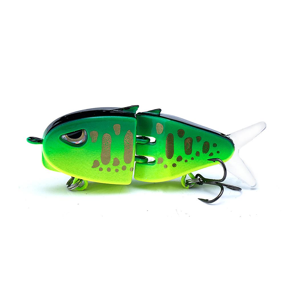 60мм Составной Свимбейт Крэнкбейт Рыболовная Приманка Реалистичная Многосекционная Жесткая Приманка для Щуки Окуня Окуня Воблер Рыболовные Снасти