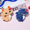 Japanese and Korean Cute Cat Brooch Pins Acrylic Animal Fashion Clothing Accessories