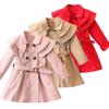 Girls Jacket Childrens Clothing Girl Trench Coat Kids Hooded Coats Winter Wind Dust Hooded Outerwear