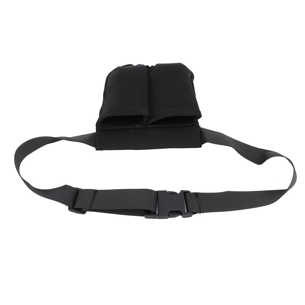 Two Bottles Massage Bottle Bag Adjustable Belt Supplies Professional Lotion Holster for Therapist