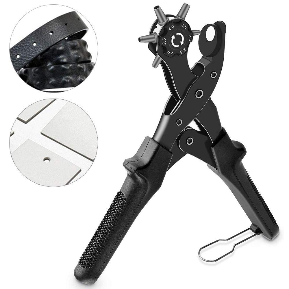 Черные/Синие Мозольные клещи Углеродистая сталь Дырокол Портативные обжимные клещи Сумка