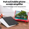 10/12-Inch Screen Magnifier for Cell Phone Foldable Phone Screen Amplifier Adjustable Height Screen Enlarger for All Smartphones