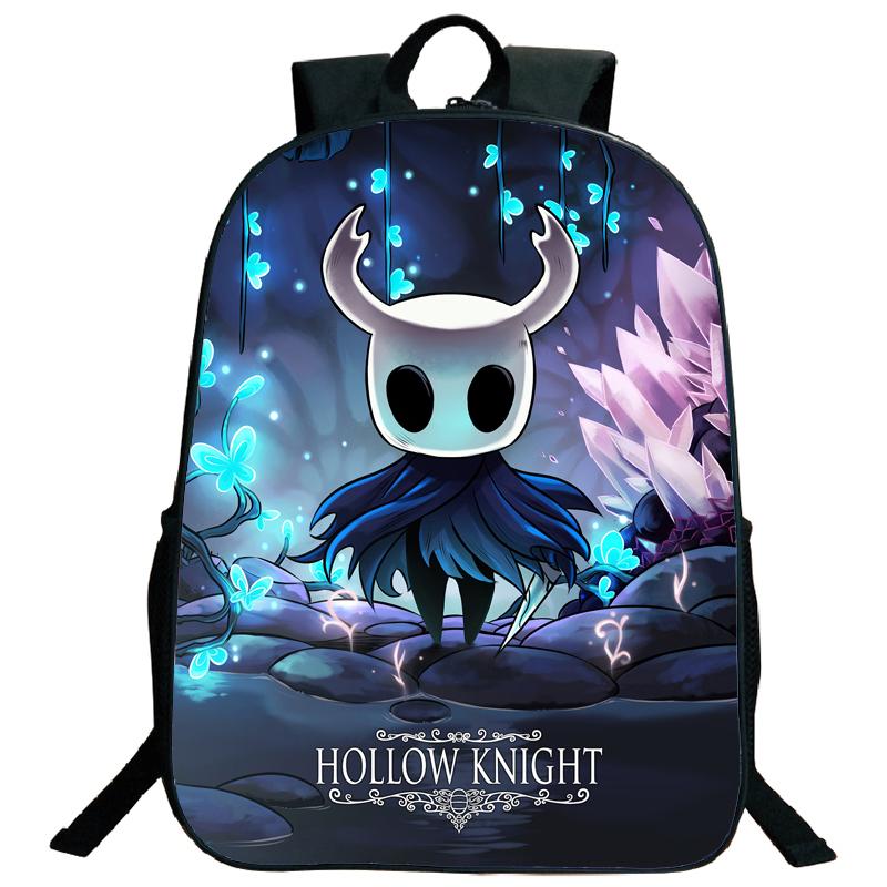 Рюкзаки Hollow Knight Горячая игра Легкий Рюкзак для ноутбука Подростковые Школьные сумки Женские Девушки Вместимость Мультяшный Дорожный Мочилас
