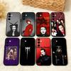 Чехол для телефона M-Manson M-MarilynS Singer для Samsung A73, A21s, A22, A31, A32, A52, A53, A71, A80, Мягкий черный корпус