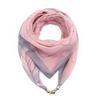 Women Elegant Square Scarf Wraps Neck Magnetic Buckle Scarf Cross Scarves Triangle Scarf Cross Neckerchief Scarf for Autumn Winter