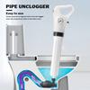 Toilet Sewer Dredge Clogged Remover Pipe Dredging Toilet Plungers Drain High Pressure Air Drain Blaster Pump Pneumatic Dredge