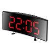 LED Curved Screen Luminous Electronic Clock Mirror Clock Living Room Large Screen Alarm Clock Home Decoration
