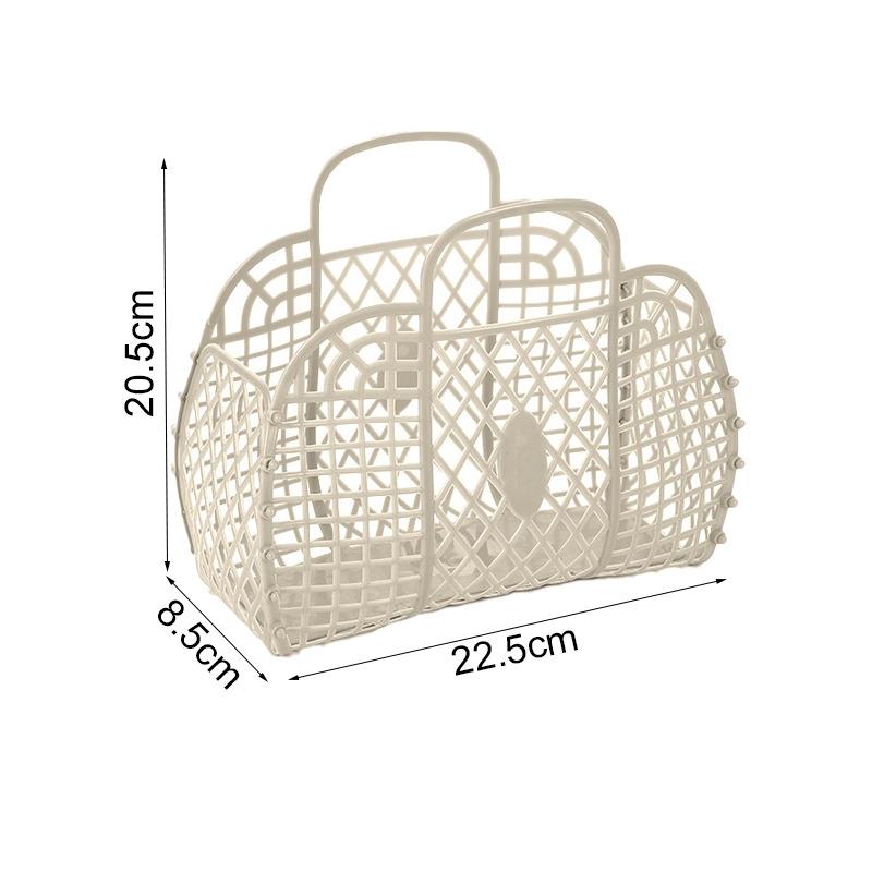 5 цветов большая пластиковая корзина для еды корзина для хранения в ванной комнате может быть разобрана корзина для хранения покупок портативная сумочка мода