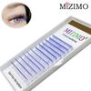 Color Grafting False Eyelashes 0.07 8-15mm Yellow, Blue, Bicolor, Bright Personality and a Few Hairs Extension Tool