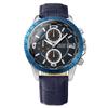 Angel Clover MONDO SOLAR Solar Solar 10 ATM Water Mineral Navy Stainless Navy Men's Watch, Battery, Resistance, Glass, Dial, Steel, NMOS44SNNV-NV,