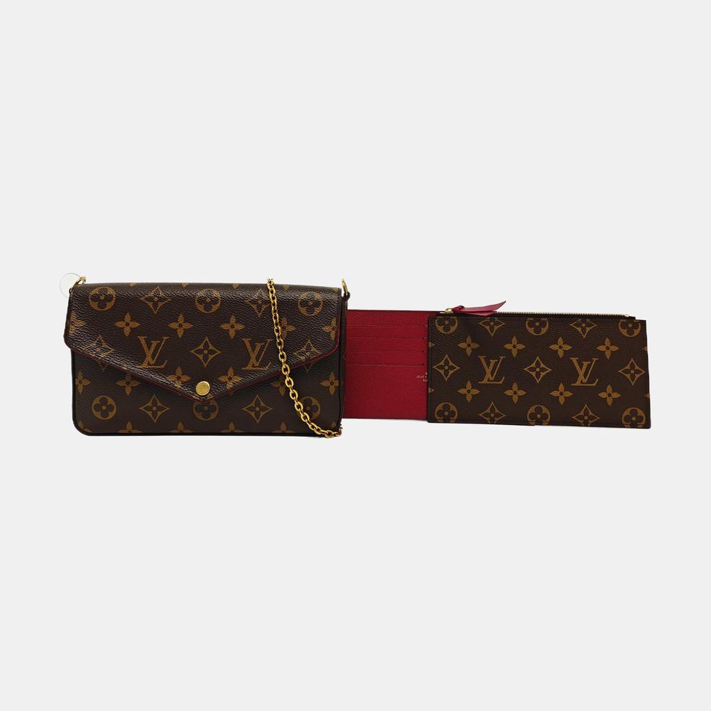[Pre-Owned] Louis Vuitton Pochette FéLicie 'Brown Monogram Canvas' - Excellent #1N3GQOL