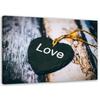 Canvas Print Love Heart Vintage