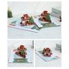 Yousheng 3D Christmas Fireplace Greeting Card Pop-Up Holiday Card for Festive Wishes Cozy Holiday Home Decoration