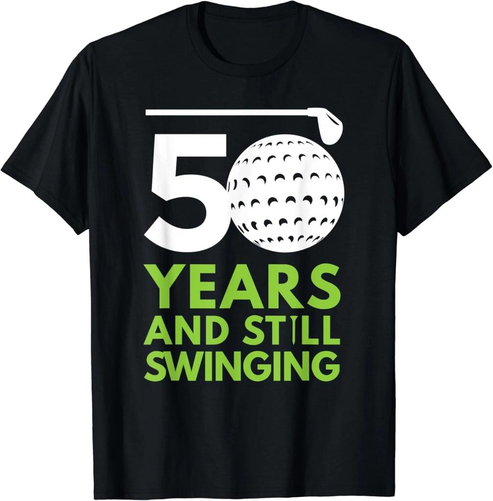 50 Years and Still Swinging Funny Golf Club Birthday Tee Gift Unisex T-Shirt