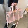 Fashion Travel Bag New Women's Bag Spring/Summer Large Capacity Bag Transparent Single Shoulder Crossbody Bag Fitness Bag