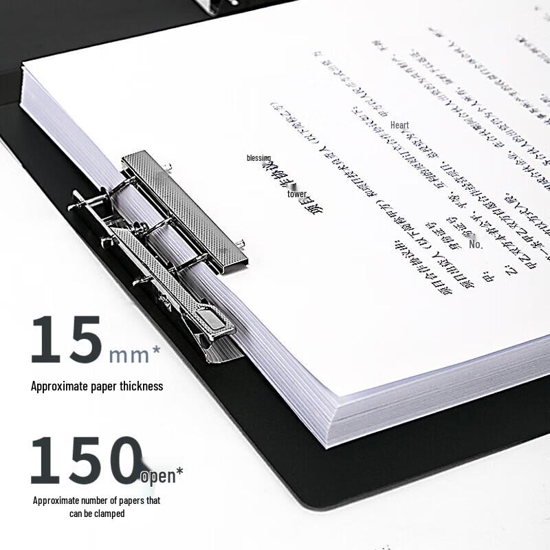 Deli A4 Double Clip Document Folder