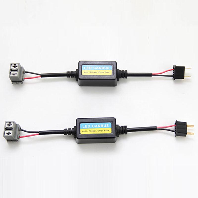 2шт H7 автомобильный светодиодный декодер фар Canbus безошибочный резисторный компенсатор