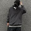 Американский стиль Осень и Зима Тяжелая молния Воротник-стойка Толстовка Куртка O'Free Уличная мода Длинный рукав Большой размер Свободная толстовка Мужская