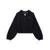 Sportswear Tech Fleece Solid Color Zip-Up Cropped Jacket Women Jackets Black FN2524-010