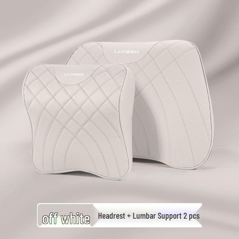 Zhiji R7/S7 All-Season Universal Neck Pillow with Aviation Headrest & Lumbar Support