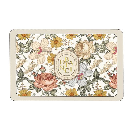 Kitchen Anti-slip Drain Mat Great Water Absorption Capacity Double-sided Washable Floral Printing Anti-skid Bottom Keep Clean Kitchen Dish Drying Mat