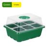 Mini Greenhouse Seed Starter Tray 6/12Grids Plant Starter Kit New Plant Germination Base  Garden