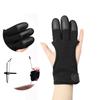 Breathable Recurve Bow Gloves Leather Fingertip Shooting Hand Guard  Outdoor Shooting