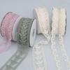 Elegant Lace Jacquard Embroidery Openwork Lace Ribbon DIY Bow Hair Ornaments Flowers Packaging Straw Hat Clothes Edge Ribbon Crafts Making Ribbons