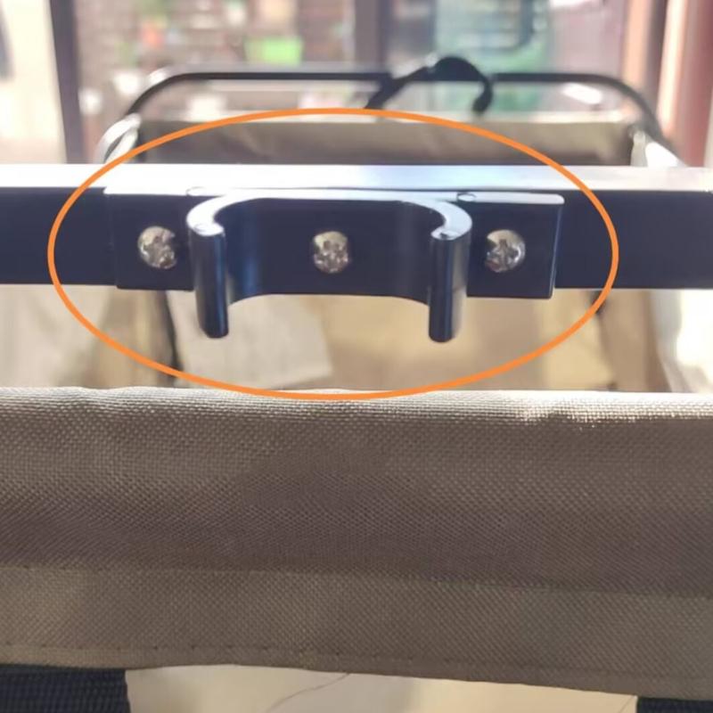 Прочная складная тележка-тачка, ручка для тяги, крепежный зажим, пластиковая запасная часть для использования на открытом воздухе, в походе, на пляже