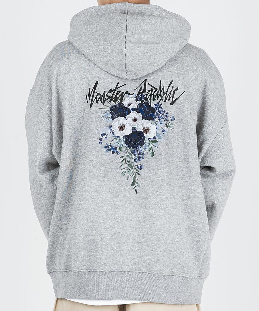 Худи Movement Flower Глубокий синий Серый