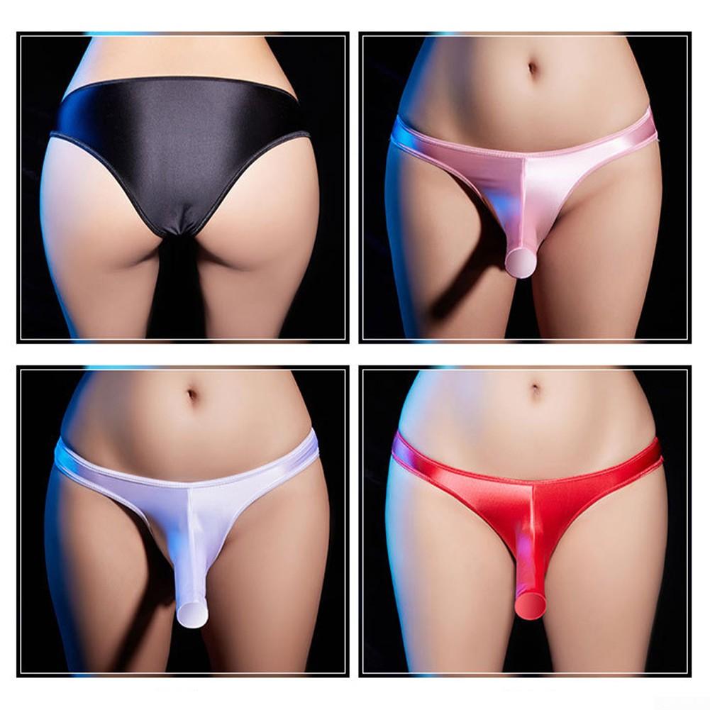 Нижнее белье Трусы Эротическое белье Трусики Мужские масляные блестящие