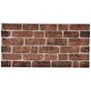 3D Wall Panels - vidaXL - Dark Brown Brick Design - 10 Pcs - EPS - Shockproof, Waterproof