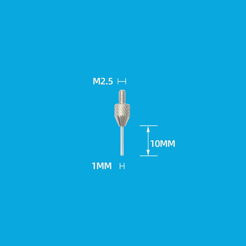 M2.5 Thread 1/1.5/2/3Mm Needle Diameter Dial Test Indicator Contact Point 10/20/30/40/50Mm Length Measuring Gauging Tools