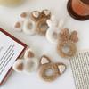 Antlers Plush Christmas Ponytail Holder Cat Ears Scrunchies Korean Style Hair Rope Women Hair Ring