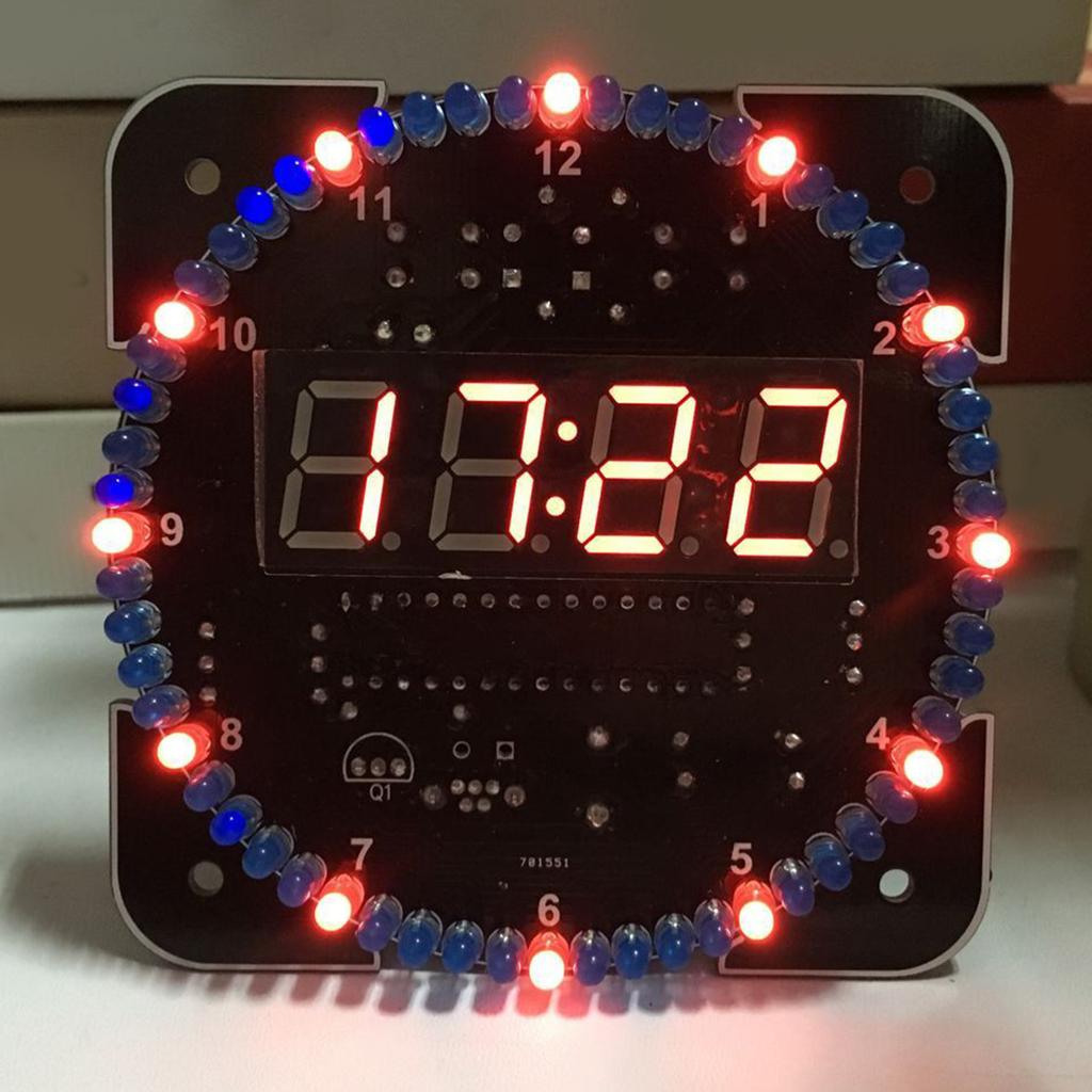 Набор для пайки цифровых часов с корпусом для батарейного отсека для научных проектов, DIY электроники, обучения и дома/офиса