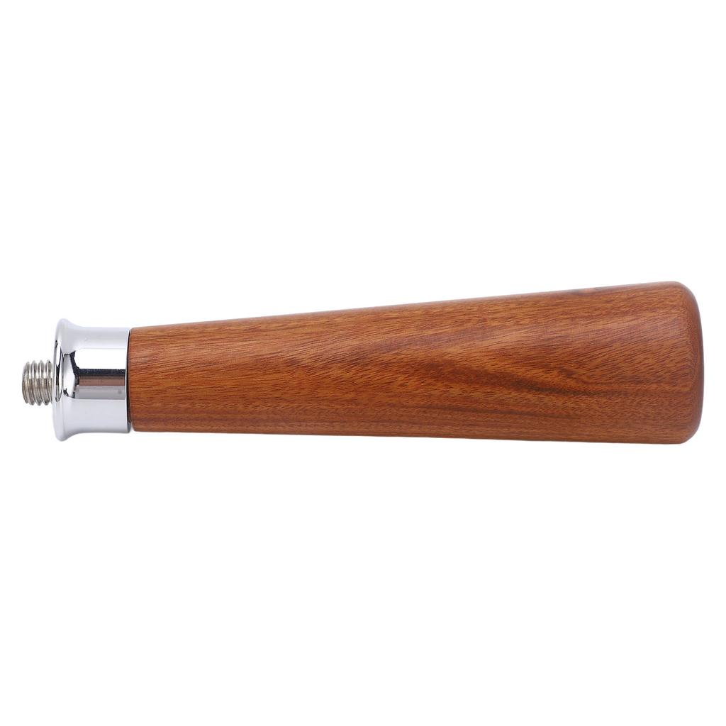 M10 Thread Coffee Filter Replacement Handle Red Rosewood Handle for Coffee Portafilter Flat Bottom