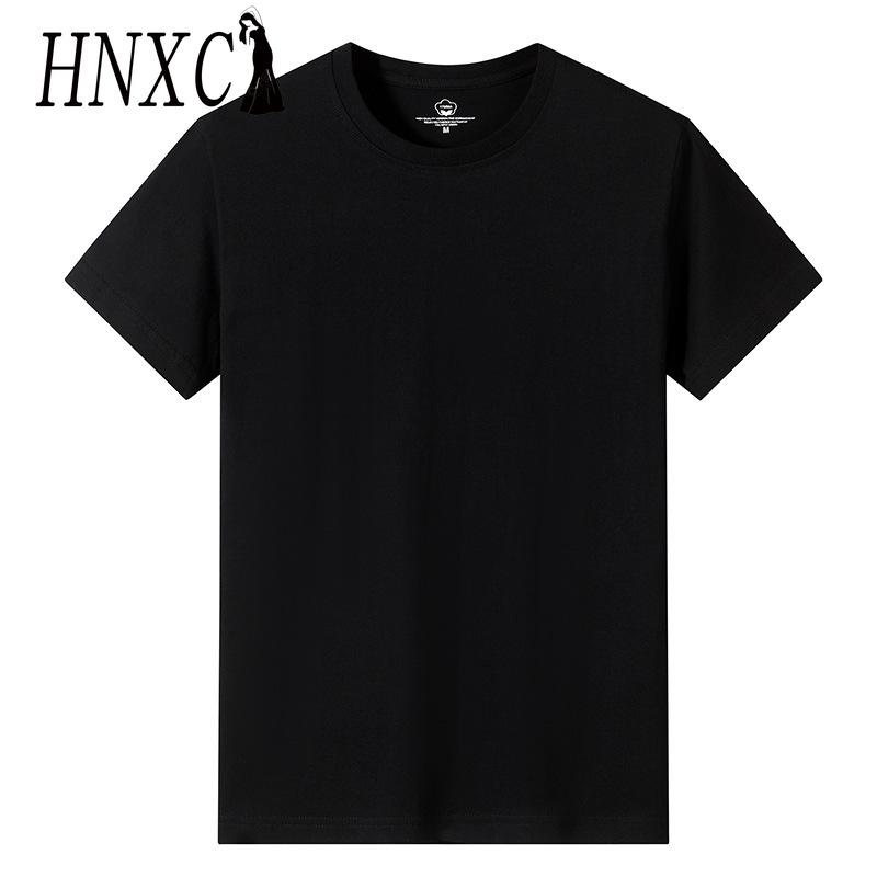 HNXC Хлопковая футболка с коротким рукавом, мужская модная свободная рубашка с половиной рукава, сострадательная рубашка с принтом