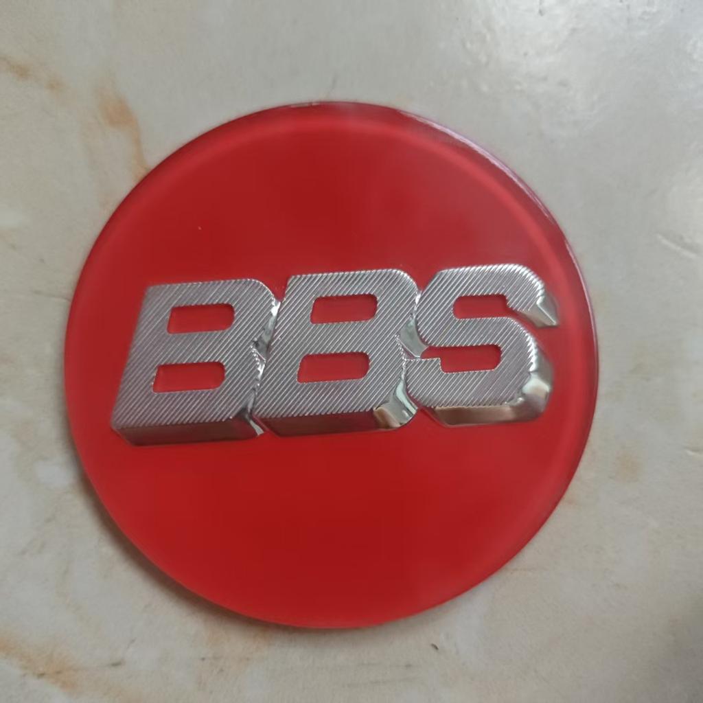 BMN1 4pcs/set 69mm Acrylic PMMA Planar Surface Stickers Car Wheel Hub Center Hub Cap for BBS 0924030 Cap Sticker Accessories