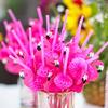 10Pcs Flamingo Cocktail Drinking Straw Hawaii Birthday Wedding Party Supply Fun