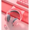 G25 Cute Cat Ear Светящаяся проводная гарнитура Микрофон высокой четкости с шумоподавлением Стереоэргономичный