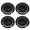 4 шт. 16-дюймовый колпак ступицы колеса черный полностью обернутый защитный обод отделка высокой прочности для RAV4 Corolla Octavia