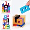 1 набор деревянных кубиков-головоломок с цифрами, обучающая игра-головоломка с цифровыми блоками для малышей, мальчиков и девочек, обучающая математике, строительный блок, игрушка-головоломка