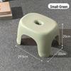 Durable Plastic Low Stool for Living Room, Children's Bathroom, and Shower