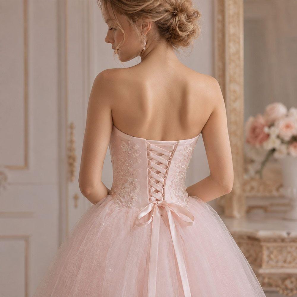 Ultra-Thin Gown Corset Tie Satin Lace-Up Ribbon Tie Bandage Rope Strap For Bridal Evening Party